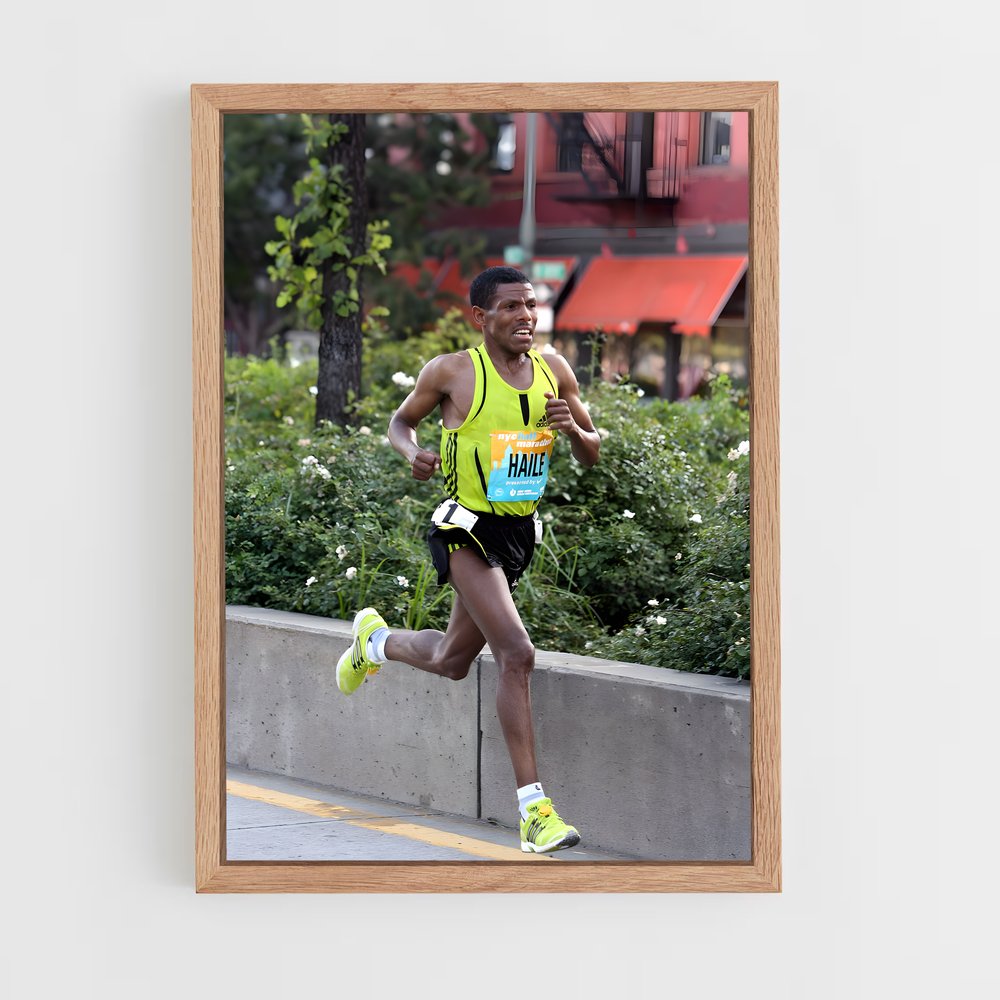 Poster L'Éclair Jaune – affiche Athlétisme (vue 4)